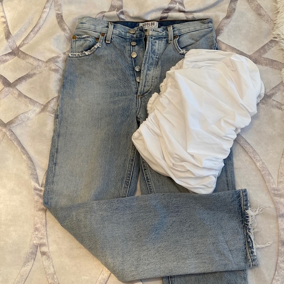 Agolde high rise jeans size 24 - Picture 3 of 5